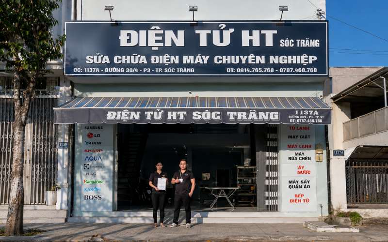 Hình ảnh điểm tiếp nhận Trạm Sóc Trăng