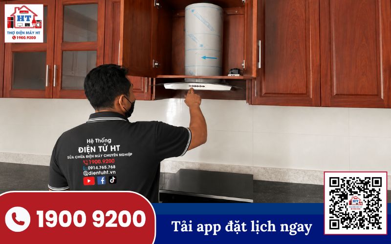 Ảnh quy trình kiểm tra và xử lý - Điện Tử HT Quy trình kiểm tra và xác định lỗi máy hút mùi của Điện Tử HT