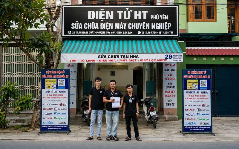 Hình ảnh điểm tiếp nhận Trạm Phú Yên