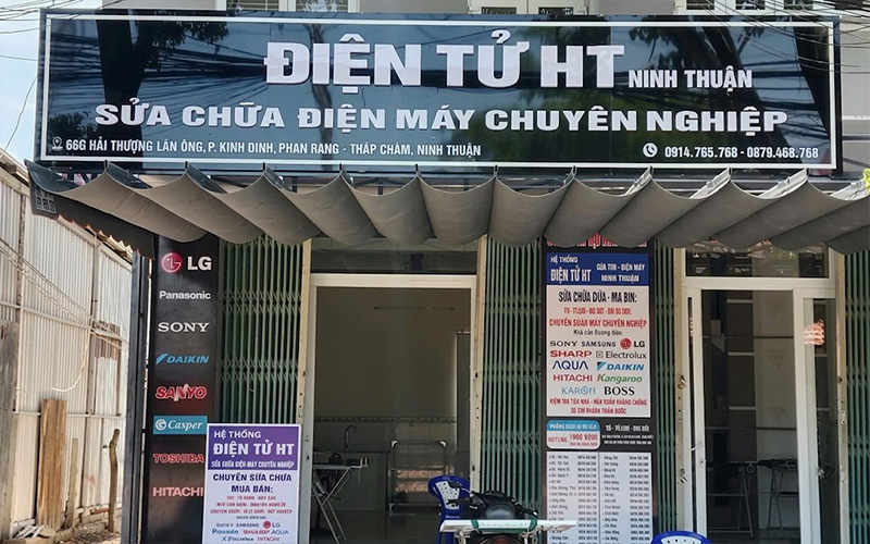Trạm Điện Tử HT tại Ninh Thuận Trạm tiếp nhận dịch vụ sửa máy rửa chén của Hệ Thống Điện Tử HT tại Ninh Thuận