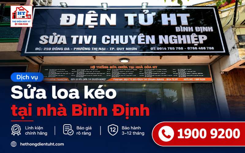 Sửa Loa Kéo Bình Định – Liên Hệ Kiểm Tra Miễn Phí Tận Nhà