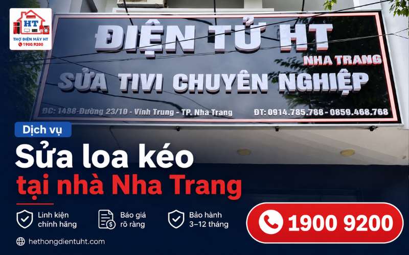 Sửa Loa Kéo Nha Trang – Trạm HT Điều Phối Kỹ Thuật Tận Nhà