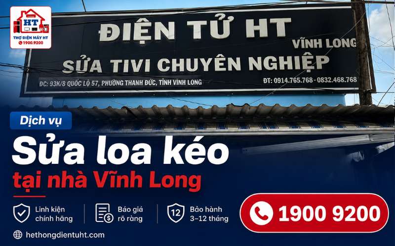 Sửa Loa Kéo Vĩnh Long – Kiểm Tra Miễn Phí Tận Nhà