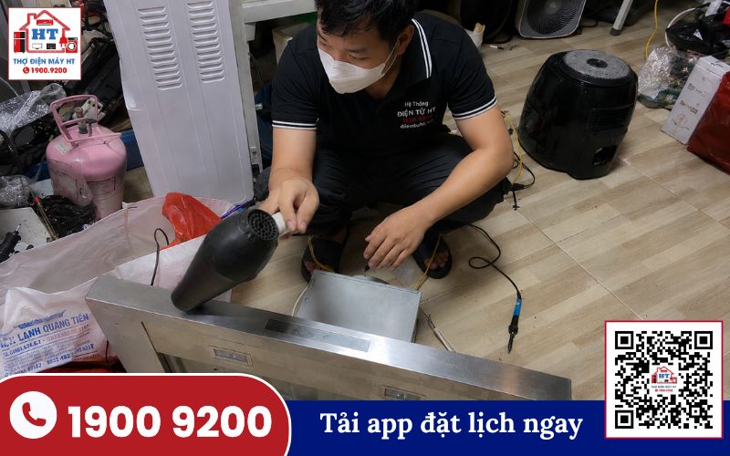 Kiểm tra máy hút mùi tại nhà Vĩnh Long Kỹ thuật viên Hệ Thống Điện Tử HT kiểm tra máy hút mùi tại nhà Vĩnh Long