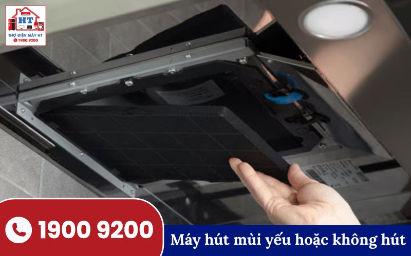 Máy hút mùi hút yếu, không hút Máy hút mùi hút yếu hoặc không hút được mùi tại Phan Thiết