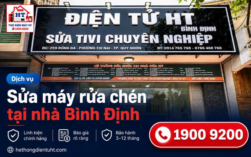 Sửa Máy Rửa Chén Bình Định – Kiểm Tra Tại Nhà Miễn Phí