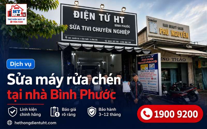 Sửa Máy Rửa Chén Bình Phước – Kiểm Tra Miễn Phí 100%