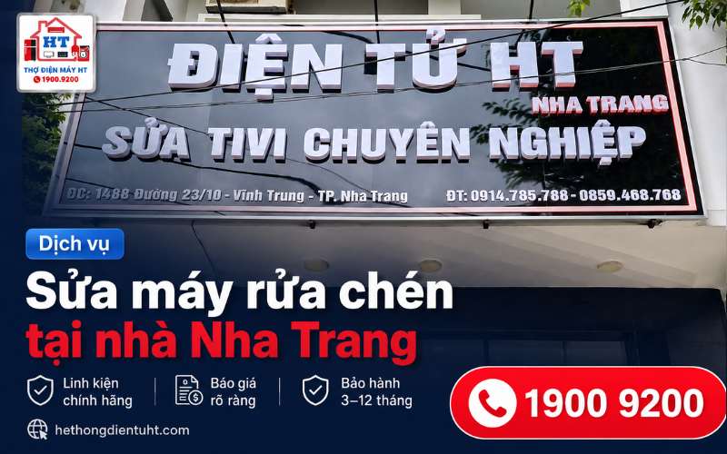 Sửa Máy Rửa Chén Nha Trang – Kiểm Tra Miễn Phí Tận Nơi