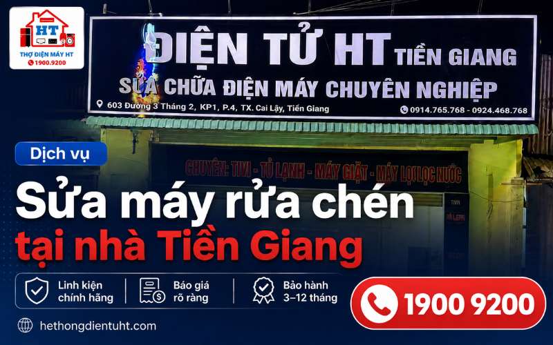 Sửa Máy Rửa Chén Tiền Giang – Kiểm Tra Tại Nhà Miễn Phí