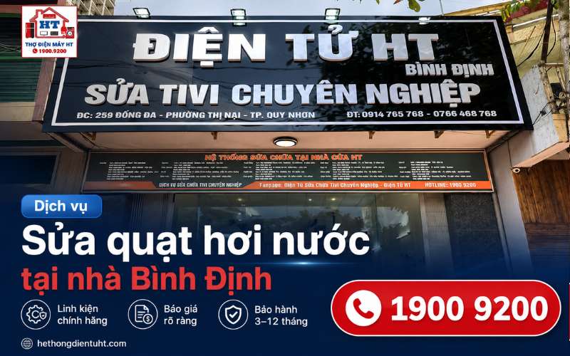 Sửa Quạt Hơi Nước Bình Định Liên Hệ Kiểm Tra Miễn Phí Ngay