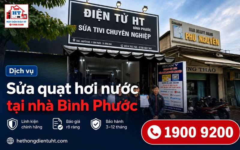 Sửa Quạt Hơi Nước Bình Phước – Trạm HT Kiểm Tra Miễn Phí