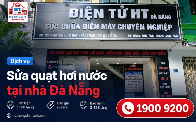 Sửa Quạt Hơi Nước Đà Nẵng – Liên Hệ Kiểm Tra Miễn Phí 100%