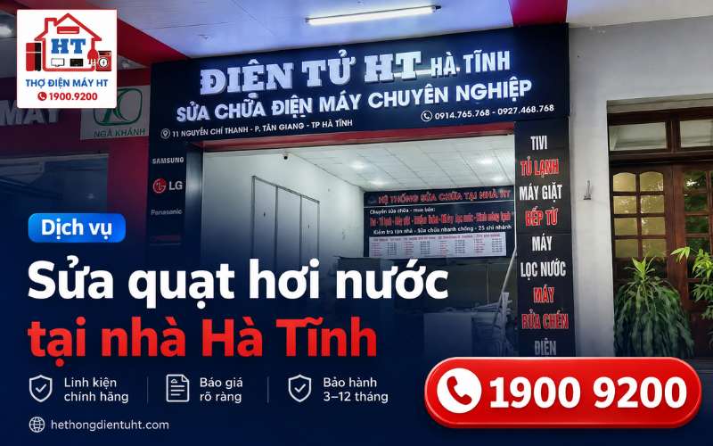 Sửa Quạt Hơi Nước Hà Tĩnh – Kiểm Tra Hoàn Toàn Miễn Phí