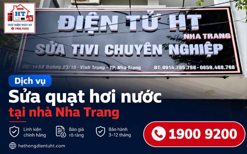 Sửa Quạt Hơi Nước Nha Trang – Miễn Phí Kiểm Tra Tại Nhà