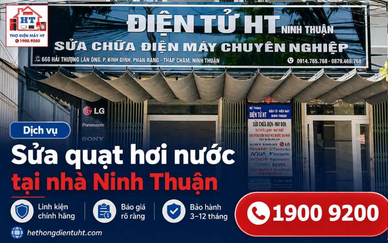 Sửa Quạt Hơi Nước Ninh Thuận – Trạm HT Điều Phối Kỹ Thuật