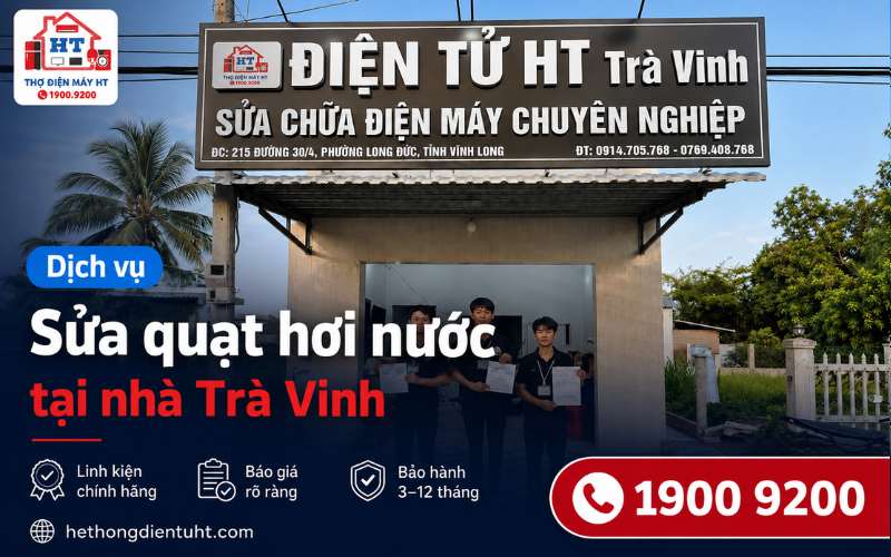Sửa Quạt Hơi Nước Trà Vinh – Trạm HT Kiểm Tra Miễn Phí
