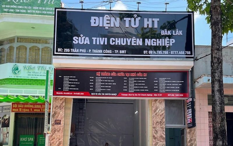 Trạm Điện Tử HT Đắk Lắk tại 205 Trần Phú - P. Thành Công - TP. BMT - Đắk Lắk