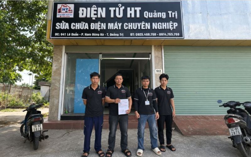 Hình ảnh điểm tiếp nhận Trạm Quảng Trị