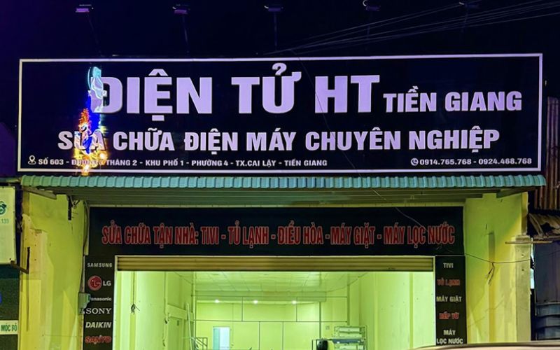 Trạm Điện Tử HT Tiền Giang tại 603 Đường 3 Tháng 2, KP1, P.4, TX. Cai Lậy, Tiền Giang