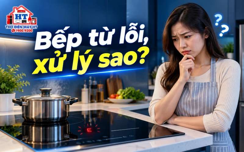 Bếp từ bị lỗi phải làm gì? Kiểm tra an toàn & bước tiếp theo