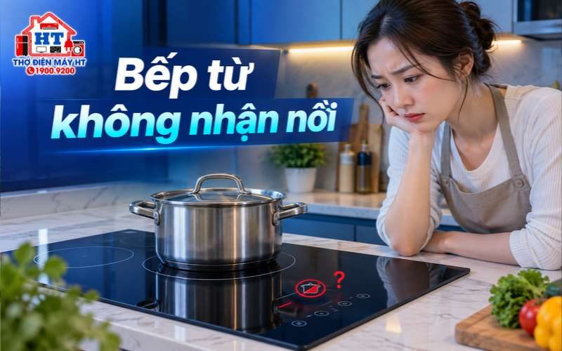 Bếp từ không nhận nồi phải làm gì? Kiểm tra gì trước?