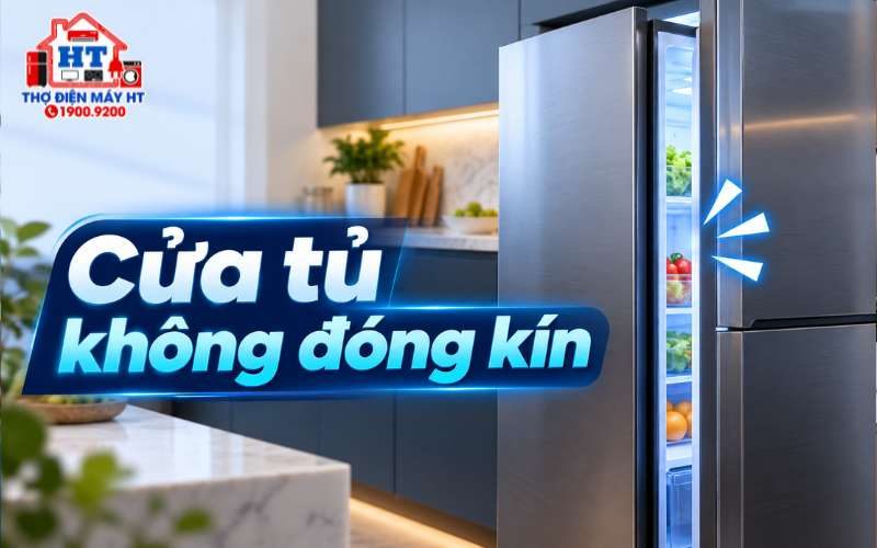 Cửa tủ lạnh không đóng kín: Nên làm gì?