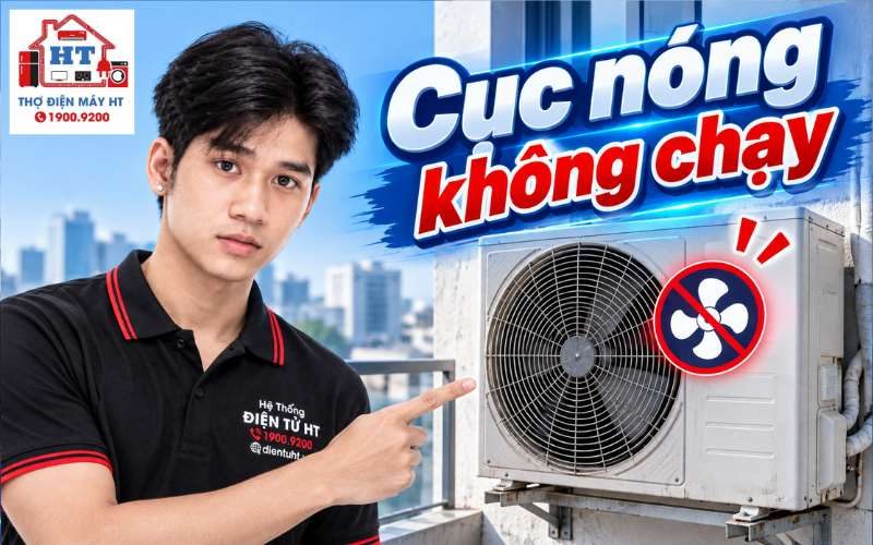 Cục nóng máy lạnh không chạy phải làm gì?