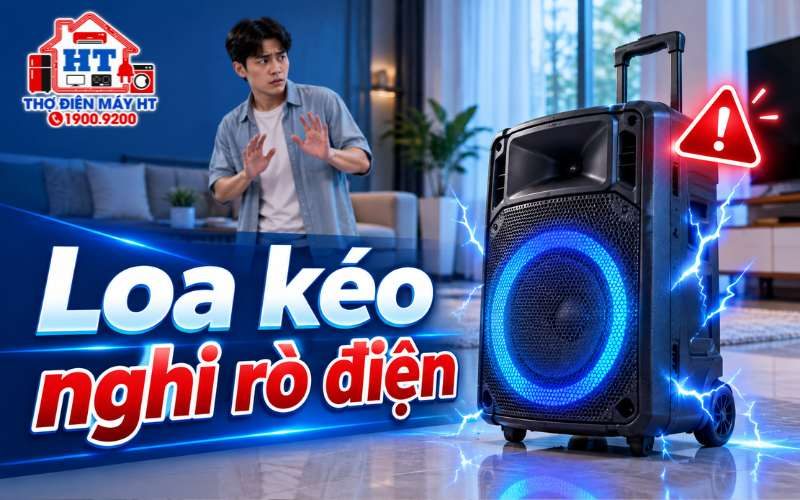 Loa kéo bị rò điện, chạm tê hoặc giật: cần làm gì?