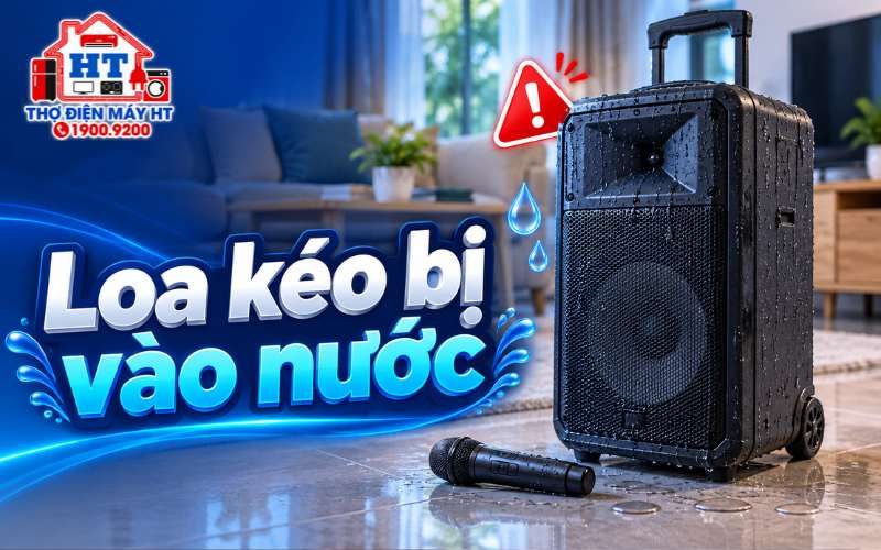 Loa kéo bị vào nước: cần làm gì ngay để an toàn?