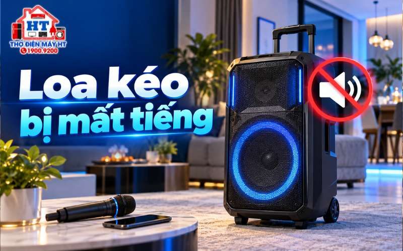 Loa kéo mất tiếng: kiểm tra gì trước khi gọi thợ?