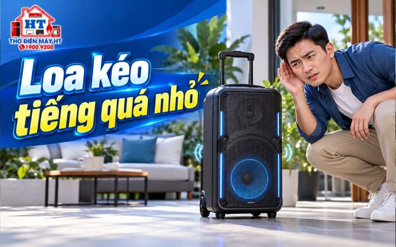 Loa kéo tiếng nhỏ bất thường: kiểm tra gì trước?