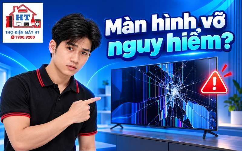 Màn hình tivi bị vỡ: Có còn an toàn để sử dụng?