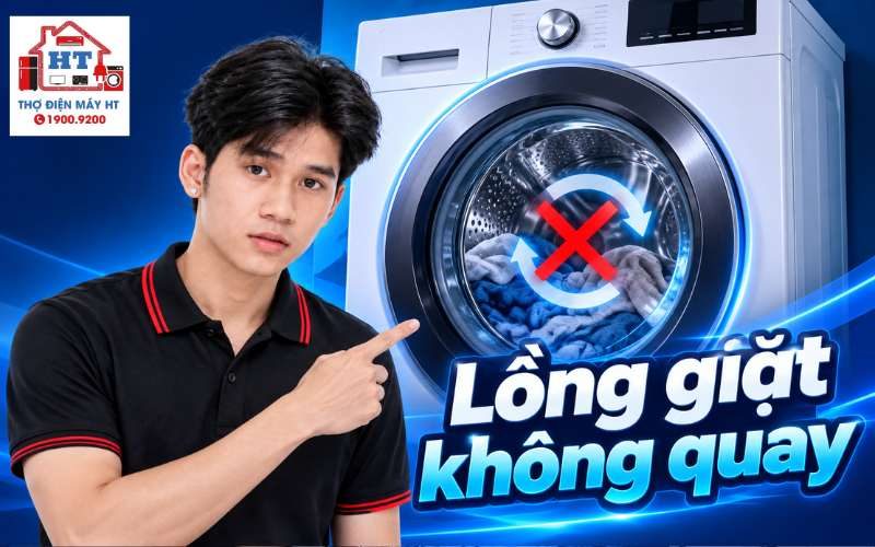 Lồng máy giặt không quay: nên xử lý thế nào?