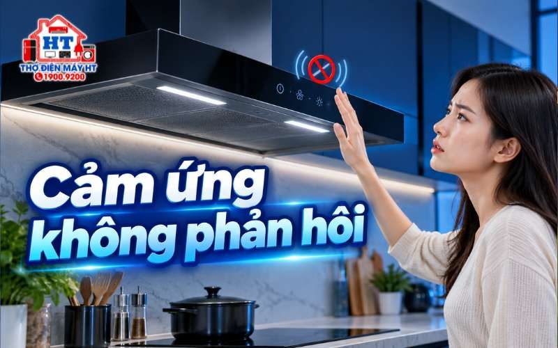 Cảm ứng/gesture máy hút mùi không phản hồi: làm gì?