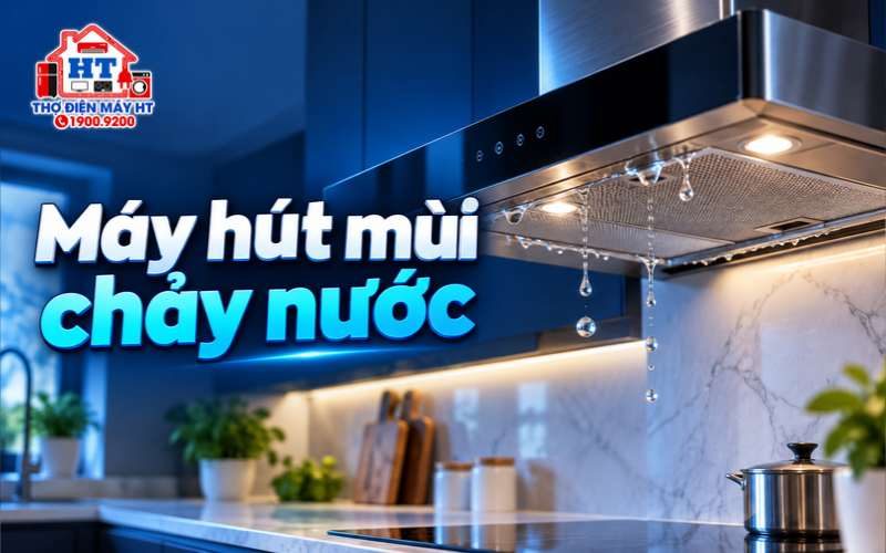 Máy hút mùi nhỏ/chảy nước: bình thường hay bất thường?