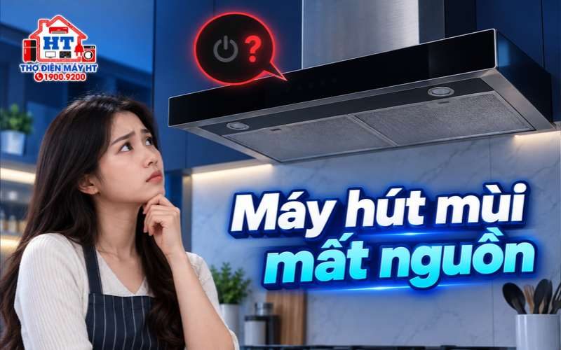 Máy hút mùi không chạy, không lên nguồn: làm gì trước?