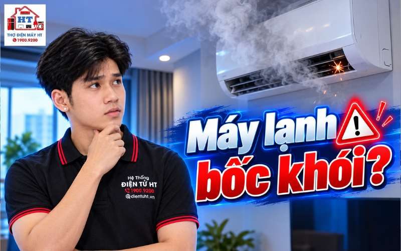 Máy lạnh bốc khói, tóe lửa: Làm gì ngay?