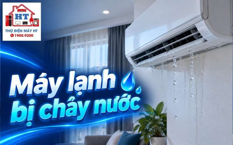 Máy lạnh chảy nước phải làm gì? Xử lý an toàn trước