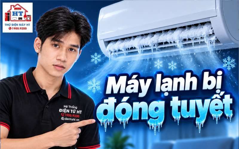 Máy lạnh đóng tuyết phải làm gì? Khi nào cần kiểm tra