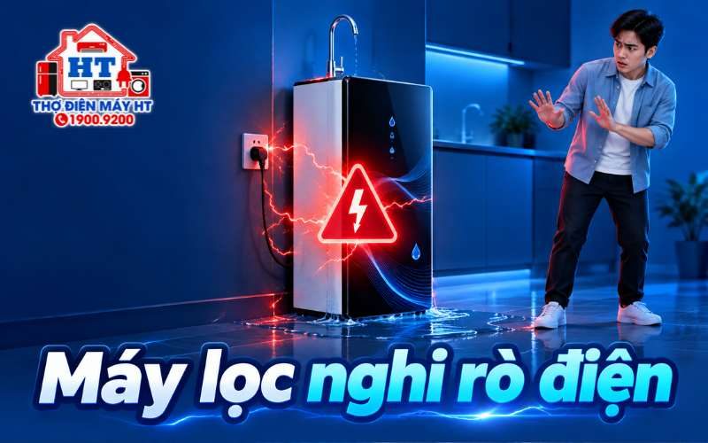 Máy lọc nước bị rò điện, chạm bị tê: Ngừng dùng ngay