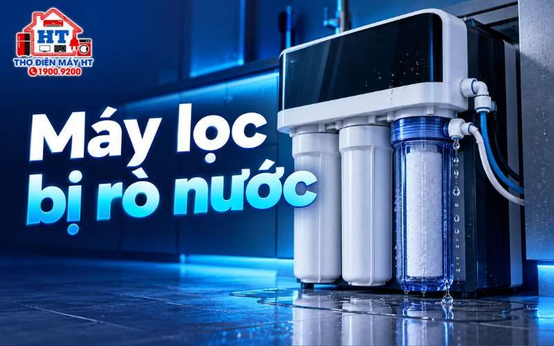 Máy lọc nước bị rò nước: Làm gì ngay để hạn chế hư hại?