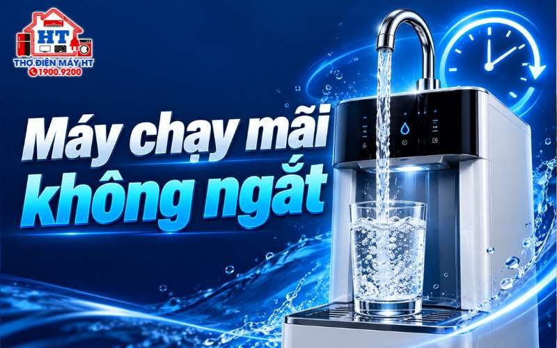 Máy lọc nước chạy liên tục không ngắt: Có nên để chạy?