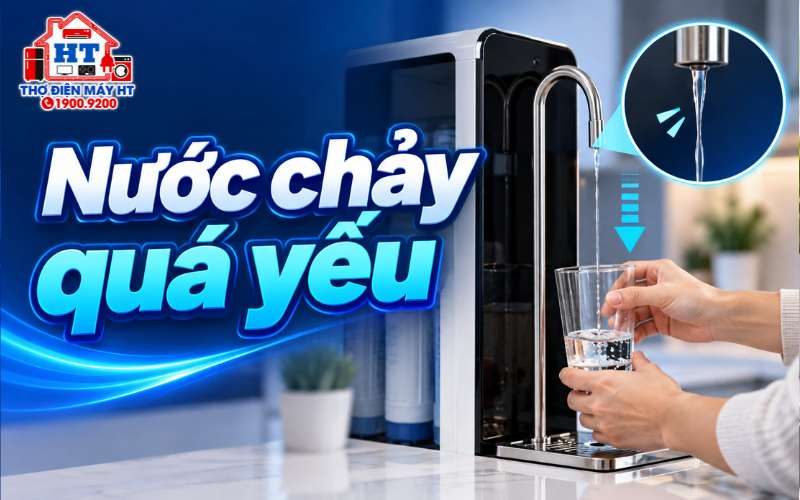 Máy lọc nước ra nước yếu: Khi nào là bất thường?