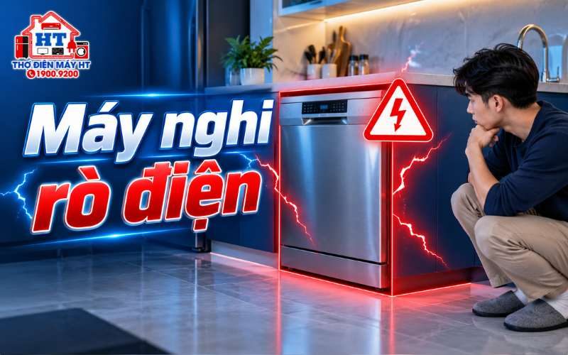 Máy rửa chén bị rò điện: việc cần làm ngay để an toàn