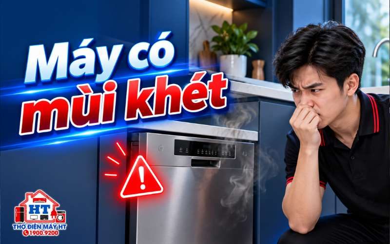 Máy rửa chén có mùi khét: khi nào phải dừng sử dụng ngay?