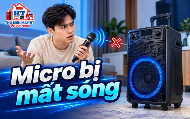Micro loa kéo mất sóng, chập chờn: nên làm gì?