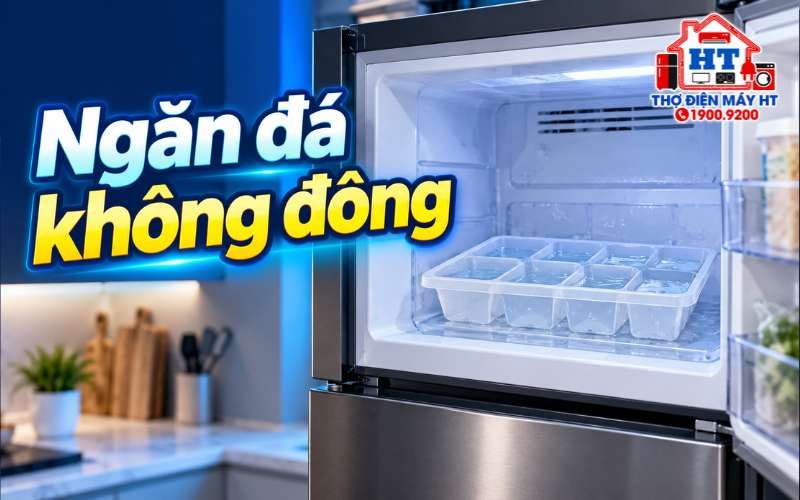 Ngăn đá tủ lạnh không đông: Nên làm gì?