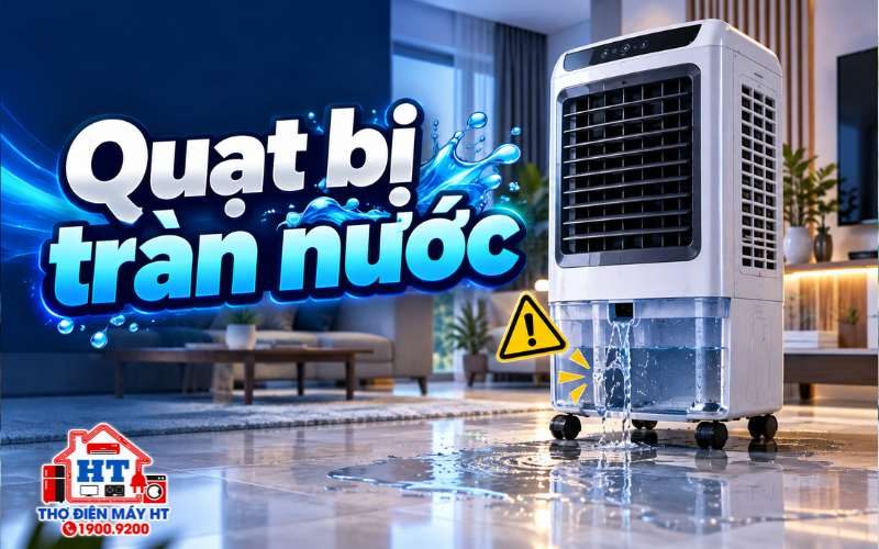 Quạt Hơi Nước Bị Tràn Nước: Khi Nào Cần Dừng Máy?