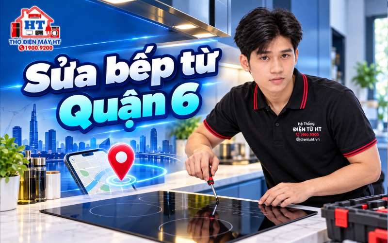 Sửa Bếp Từ Quận 6 | Hỗ Trợ Kiểm Tra, Sửa Tại Nhà