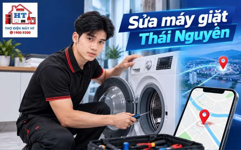 Sửa máy giặt tại Thái Nguyên | Gửi yêu cầu hỗ trợ tại nhà